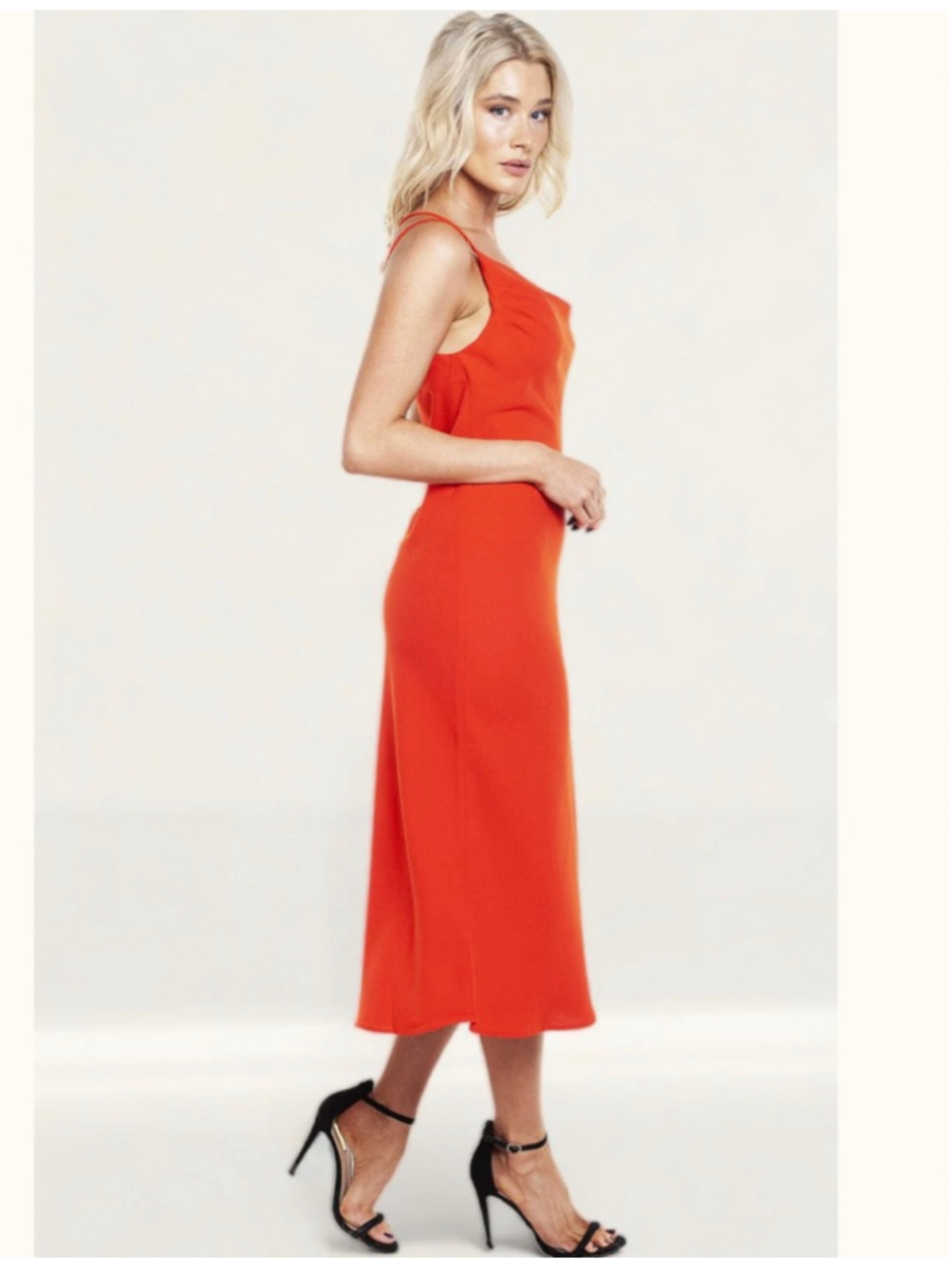 Women's Finders Keepers Red Midi Dress Size 4 Small - Picture 4 of 13